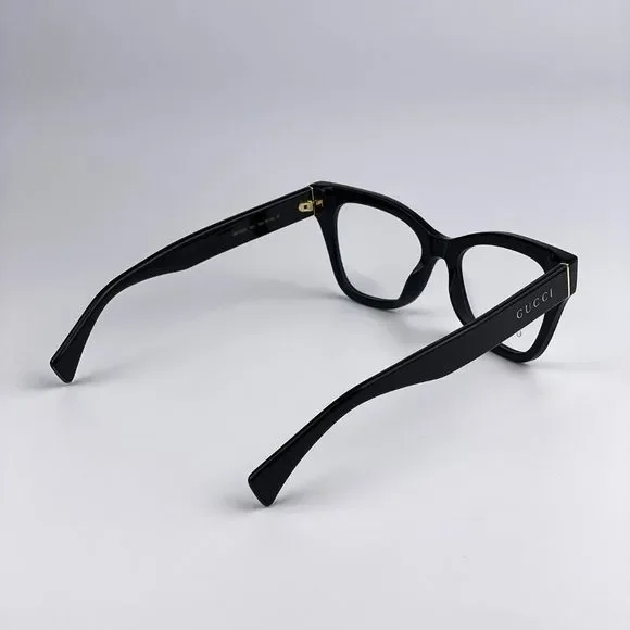 Gucci GG1133O 001 LOGO BRAND NEW Eyeglasses Shiny Black Cat Eye Women